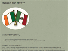 Tablet Screenshot of mexicanirishhistory.com